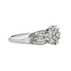 Image 3 : 14K White Gold 0.70ctw Diamond Ring