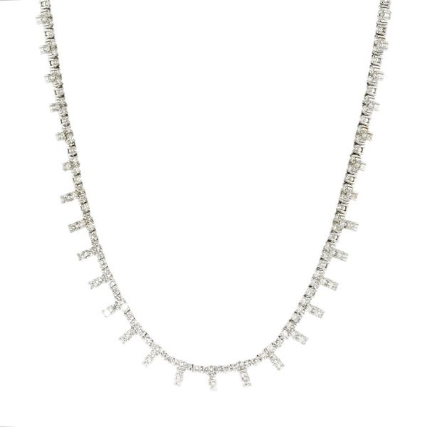 14K White Gold 2.50ctw Diamond Necklace