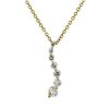Image 1 : 14K Yellow Gold 0.25ctw Diamond Drop Pendant