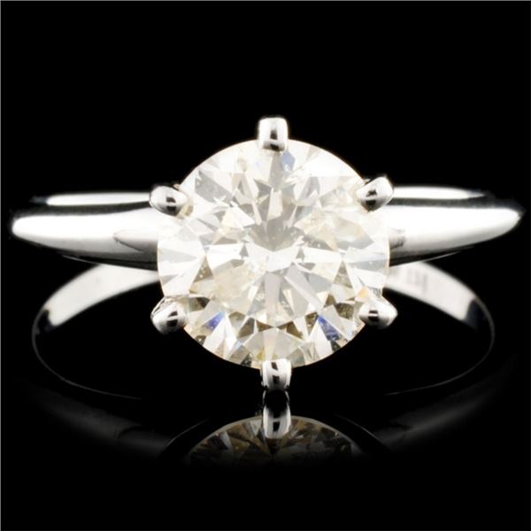 14K Gold 1.55ctw Solitaire Diamond Ring