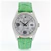 Image 1 : Rolex DateJust Diamond Floral Green 36MM Watch
