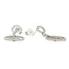 Image 2 : 18K White Gold 2.10ctw Diamond Dangling Earrings