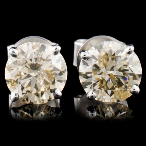 14K Gold 2.40ct Stud Earrings