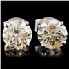 Image 1 : 14K Gold 2.40ct Stud Earrings