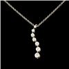 Image 1 : 14K Gold 0.15ctw Diamond Pendant
