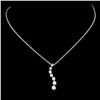 Image 2 : 14K Gold 0.15ctw Diamond Pendant