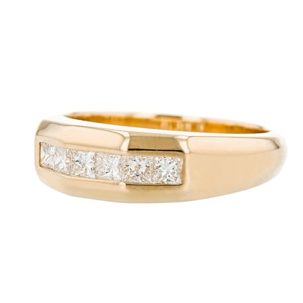 14K Yellow Gold 0.70ctw Diamond Ring