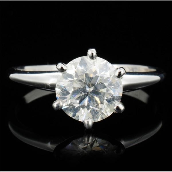14K White Gold 1.50ct Diamond Solitaire Ring