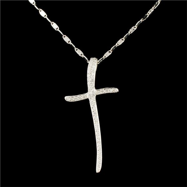 14K Gold 0.70ctw Diamond Pendant