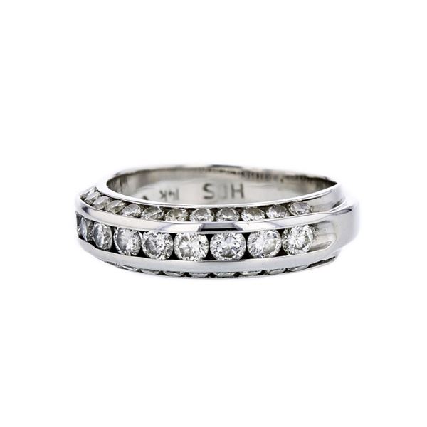 14K White Gold 1.15ctw Diamond Ring