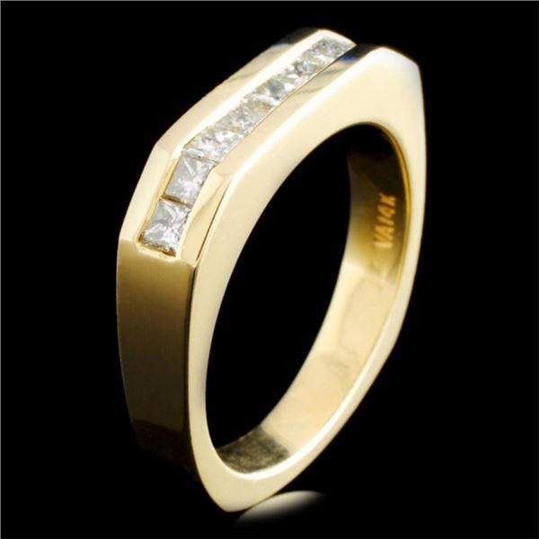 14K Yellow Gold 0.95ctw Diamond Ring