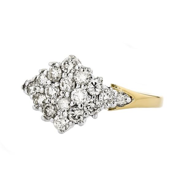 14K Yellow Gold 0.85ctw Diamond Ring
