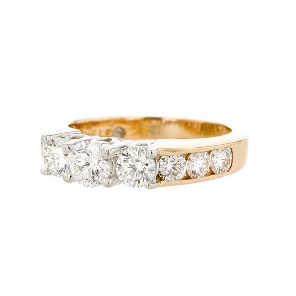 14K Two Tone Gold 1.50ctw Round Diamond Ring