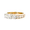 Image 1 : 14K Two Tone Gold 1.50ctw Round Diamond Ring