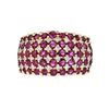 Image 2 : 14K Yellow Gold 2.80ct Ruby & 0.40ctw Diamond Ring