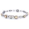Image 3 : 18K Gold 5.85ct Fancy Yellow Diamond Bracelet