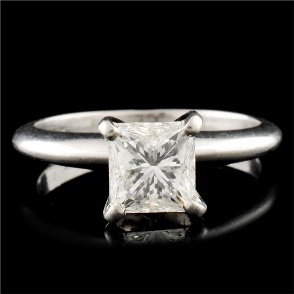 Platinum 1.25ctw Diamond Solitaire Ring