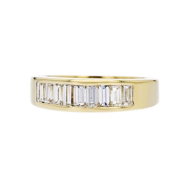 14K Yellow Gold 0.55ctw Diamond Ring