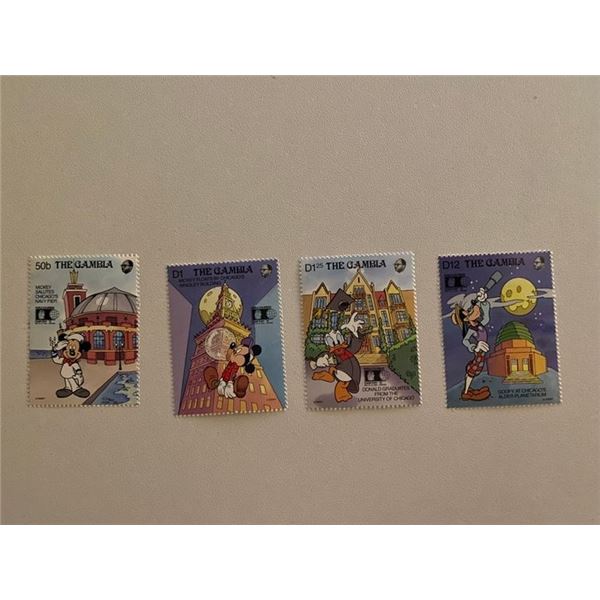 1992 Gambia Disney souvenir sheet