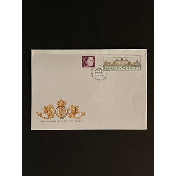 1991 Sweden First Day Cover