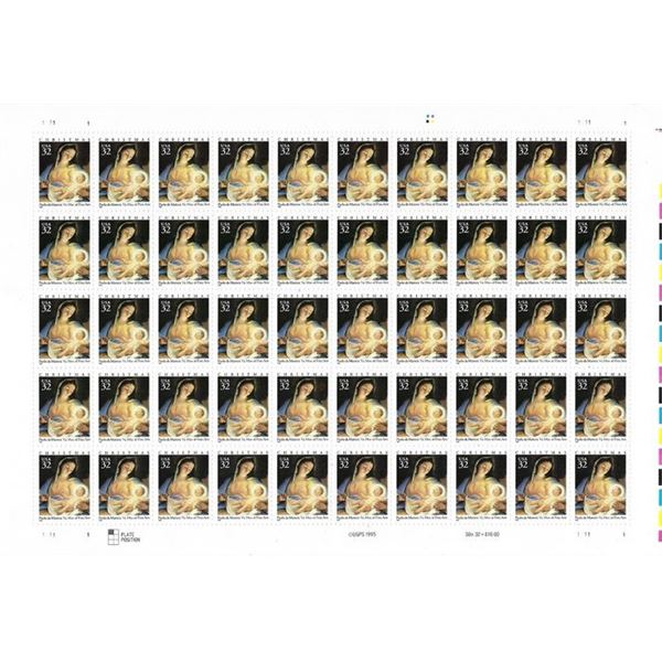 Traditional Christmas: Madonna and Child Stamps