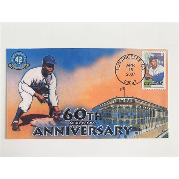 Jackie Robinson 60th Anniversary first day of issue