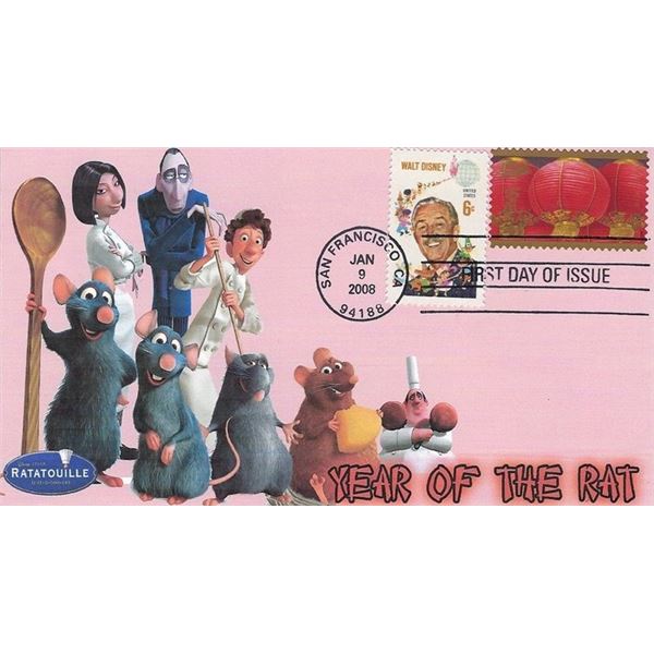 Ratatouille first day cover