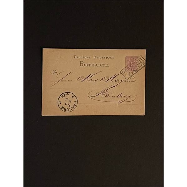 1880 Germany Stamped Card