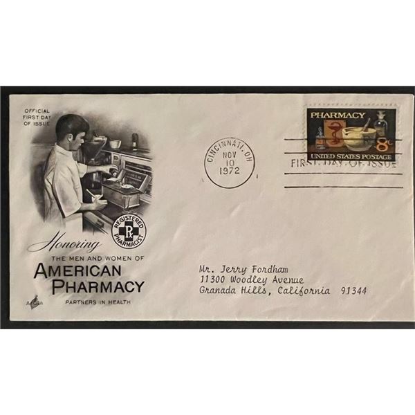American Pharmacy First Day Cover