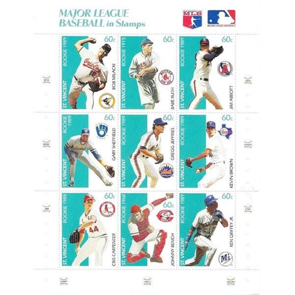 Major League Baseball in Stamps