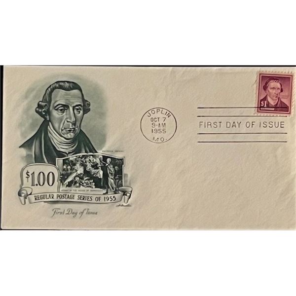 1955 FDC Patrick Henry envelope
