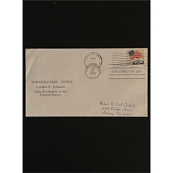 1965 USA Inauguration Day Lyndon B. Johnson First Day Cover