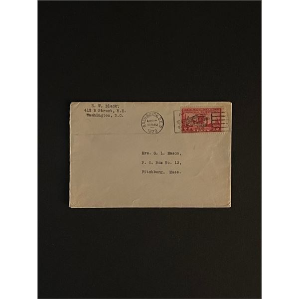 1929 Washington DC USA First Day Cover