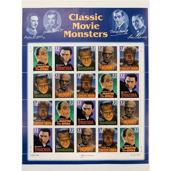Classic Monsters Stamp Set
