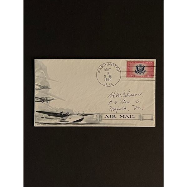 1940 Washington DC Airmail First Day Cover