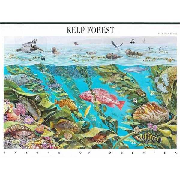 Kelp Forest stamp sheet