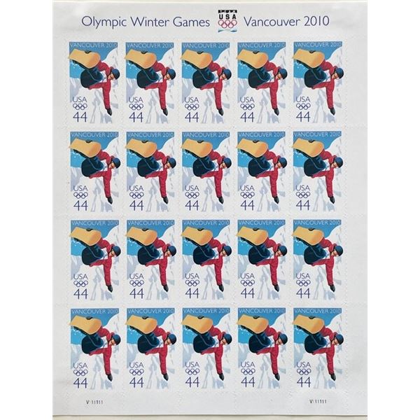 Vancouver 2010 Olympic Winter Games stamp set of 20