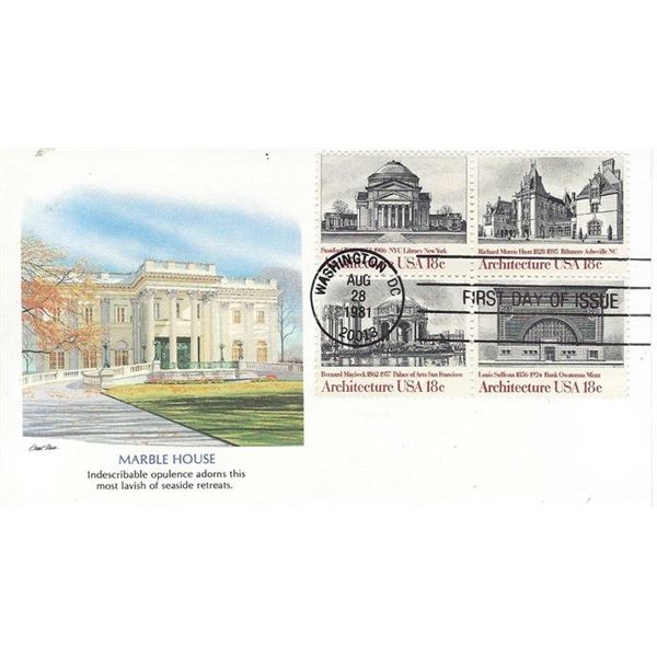 Marble House FDC