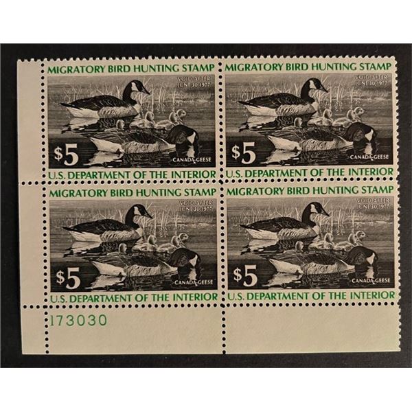 US duck stamp sheet