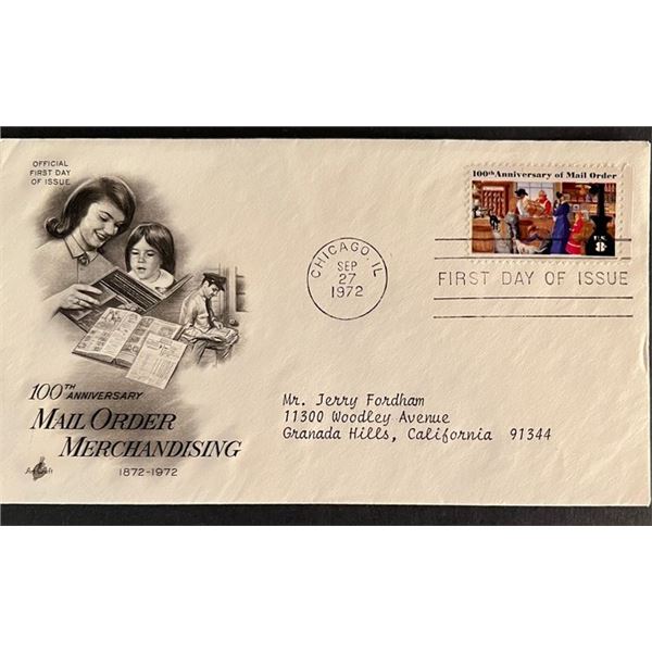 Mail Order Merchandising First Day Cover