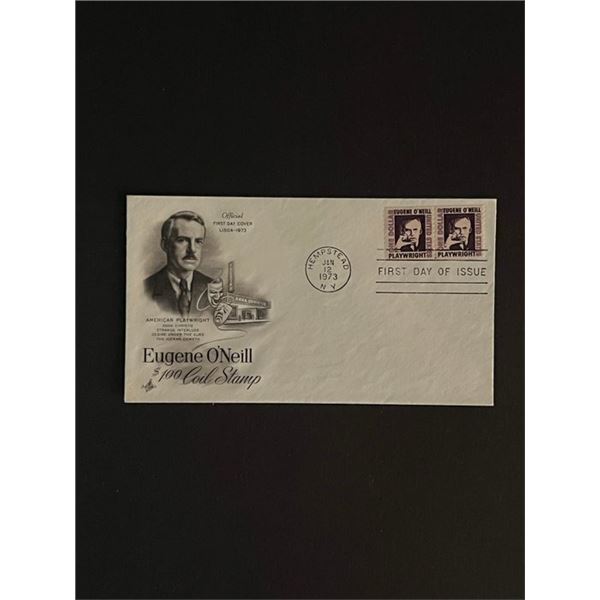 1973 New York Playwright Eugene O'Neill First Day Cover