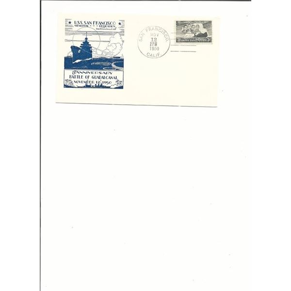 U.S.S. San Francisco - First Day Cover - 1950