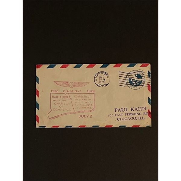 1926 Hartford Connecticut First Day Cover