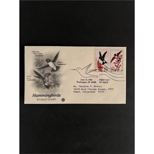 Hummingbirds First Day Cover