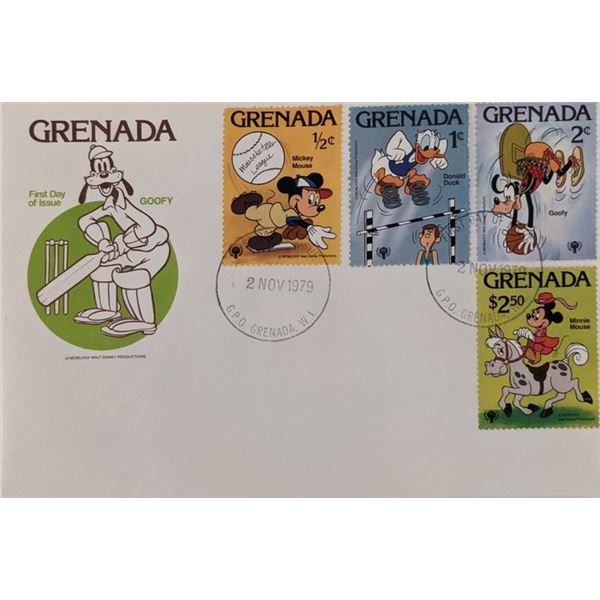 Grenada 1979 Disney's Goofy Commemorative First Day Cover