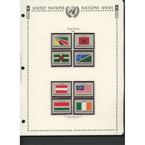 United Nations New York Stamps 1982