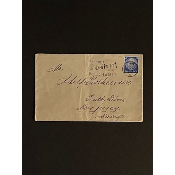 1933 Germany Stamped Envelope