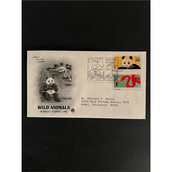 Wild Animals First Day Cover