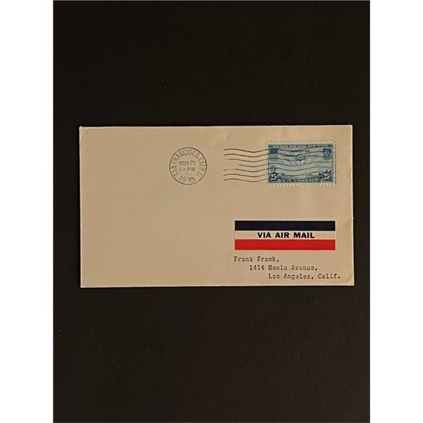 1935 San Francisco California First Day Cover