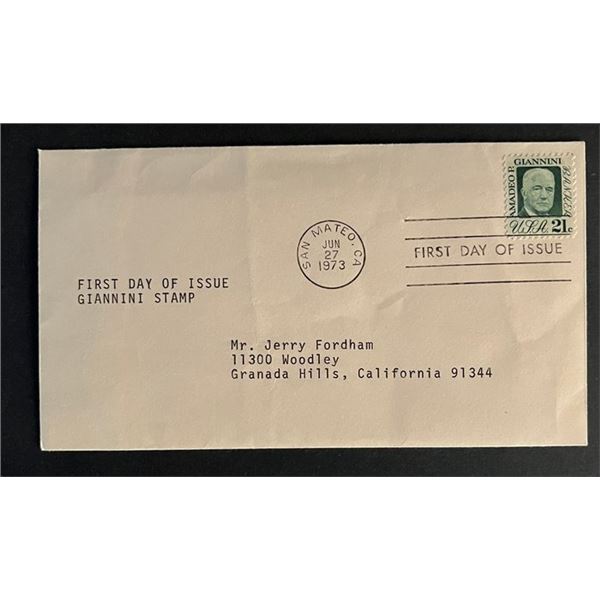 Giannini Stamp First Day Cover